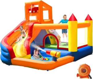 chatea_gonflable_toboggan chateau gonflable toboggan